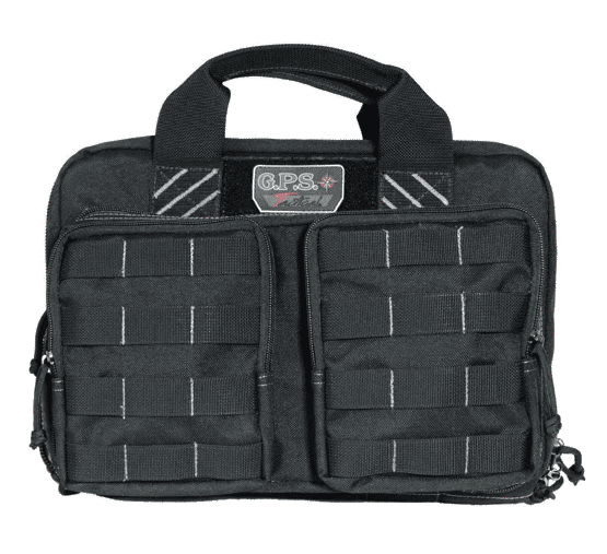 The Tactical 2 Case features a pair of interior double quilted heavily padded pouches that allow you to carry up to four handguns.